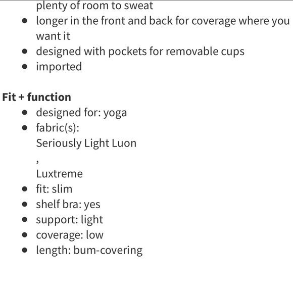 Lululemon Roll Out Tank with built in bra - Picture 16 of 16